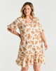Earth Blooms Ruffle Dress - thumbnail