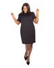 Swiss Dot Sleeve Dress - thumbnail