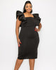 Charlie Flutter Sleeve Dress - thumbnail