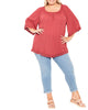 Ember Lace Trim Top - thumbnail