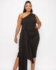 Esme Front Draped Sash Dress - thumbnail