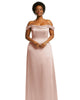 Draped Pleat Off-the-Shoulder Maxi Dress - thumbnail