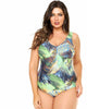 Classic Animal Print Swimsuit - thumbnail