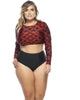 Long Sleeve Crop Top - thumbnail