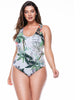 G-String Cupped Bodysuit In Botanical Garden Print - thumbnail