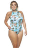 Maragogi Swimsuit With Choker And Padded Cups - thumbnail