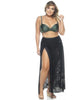 Long Slit Laced Skirt - thumbnail