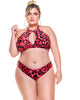 High-Cut Savana Print Bikini Bottom - thumbnail