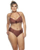 Padded Bikini Top With Draped Effect - thumbnail