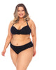Padded Bikini Top With Draped Effect - thumbnail
