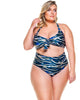 Non Padded Tie Front Bikini Top - thumbnail