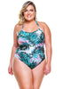 Padded Swimsuit And Crossed Back - thumbnail