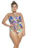 Padded Strapless Swimsuit With Removable Strap - thumbnail