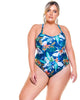 Padded Swimsuit And Crossed Back - thumbnail