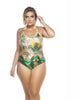 Padded Swimsuit And Crossed Back - thumbnail