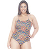 Swimsuit With Padded Cups And Tie Back Closure - thumbnail