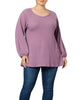 Whimsical Waffle Soft Knit Top - thumbnail