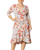 Whimsy Ruffled Wrap Dress - thumbnail