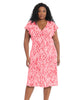 Lilly Ruffle Sleeve Midi Dress - thumbnail