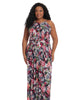 Floral halter maxi dress - thumbnail