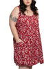 Louise Short Dress Ditsy Floral Print A-Line - thumbnail