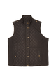 Winnipeg Quilted Vest with Faux Leather Accent - thumbnail