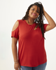 Katelyn Cold-Shoulder Cutout Top - thumbnail