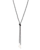 Baroque Knotted Pearl Necklace - thumbnail