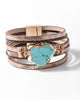 Braided Turquoise Bracelet - thumbnail