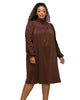 Amal Mock Neck Dress - thumbnail