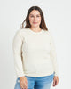 Hailey Crew Neck Sweater with Pearls - thumbnail