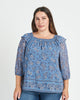 Aila Smocked Top with Ruffles - thumbnail
