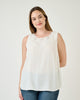 Meredith Tank Top with Lace - thumbnail