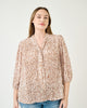 Sylvie Bowtie Pleated Top - thumbnail
