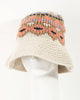Fair Isle Sweater Knit Bucket Hat - thumbnail