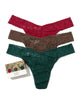 3PACK SIGNATURE LACE PLUS THONG - thumbnail