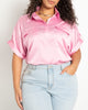 Cargo Detail Satin Top - thumbnail
