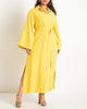 Flare Sleeve Button Down Shirtdress - thumbnail