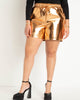 Metallic Elastic Waist Short - thumbnail