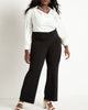 Overlap Waist Flare Leg Pant - thumbnail