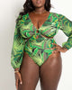 Mixed Media Cutout  Swimsuit - thumbnail