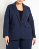 The Ultimate Stretch Suit Long Line One Button Blazer - thumbnail