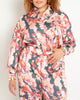 Satin Button Up Blouse - thumbnail
