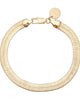 7mm Viper Chain Anklet 9" Gold - thumbnail