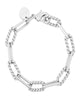 Enzo Anklet 10" Silver - thumbnail