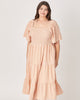 Gingham Tiered Maxi Dress - thumbnail