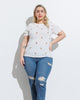 Floral Embroidered T-shirt - thumbnail