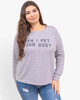 Marley Long-Sleeve Graphic Sweatshirt - thumbnail