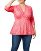 Linden Lace Peplum Top - thumbnail