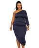 Gaia Asymmetrical Bodycon Dress - thumbnail